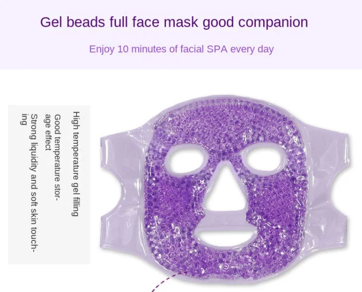 Facial Ice Compress Bag Cover Face Cold Ice Cooling Mask Mask Anti-dropsy Beauty Cold Hot Compress Ice Compress Eye Mask