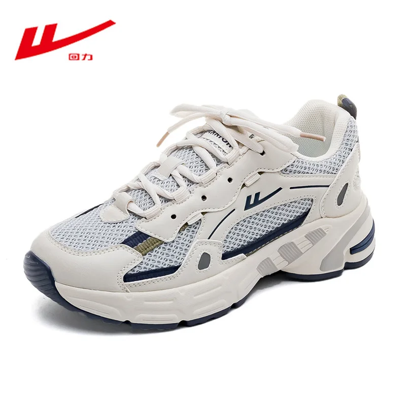 WARRIOR Унисекс размер 35-44 Mesh ежедневни спортни обувки синтетична кожа горната мъжки ходене маратонки удобни обувки за бягане 0