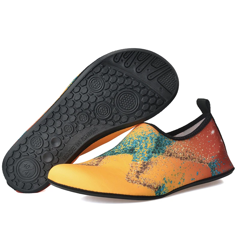 Леки мъжки аква обувки Бързосъхнещи летни дамски водни обувки на открито Двойка плажни обувки против хлъзгане боси маратонки 2023