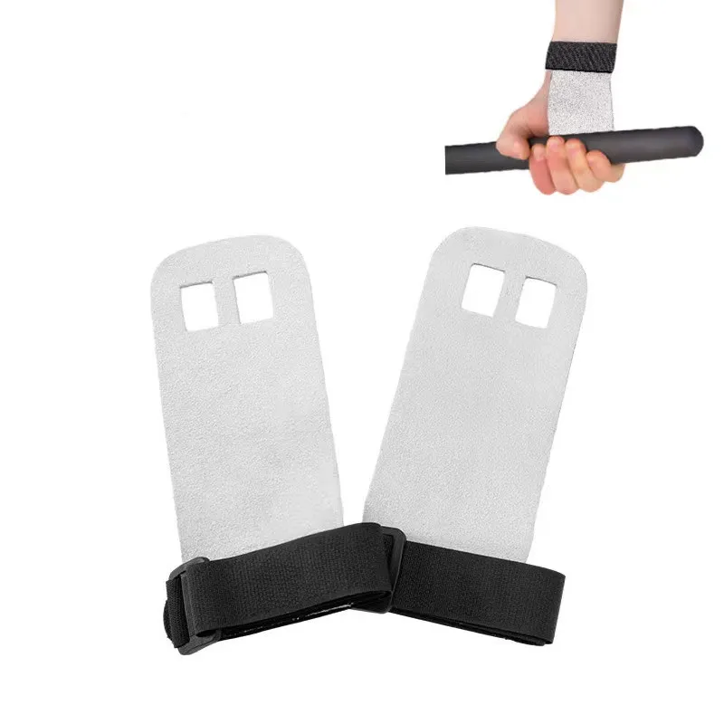 1 чифт ръкохватка синтетична кожа кросфит гимнастика охрана длан протектори издърпайте нагоре хоризонтална лента вдигане на тежести Guantes фитнес