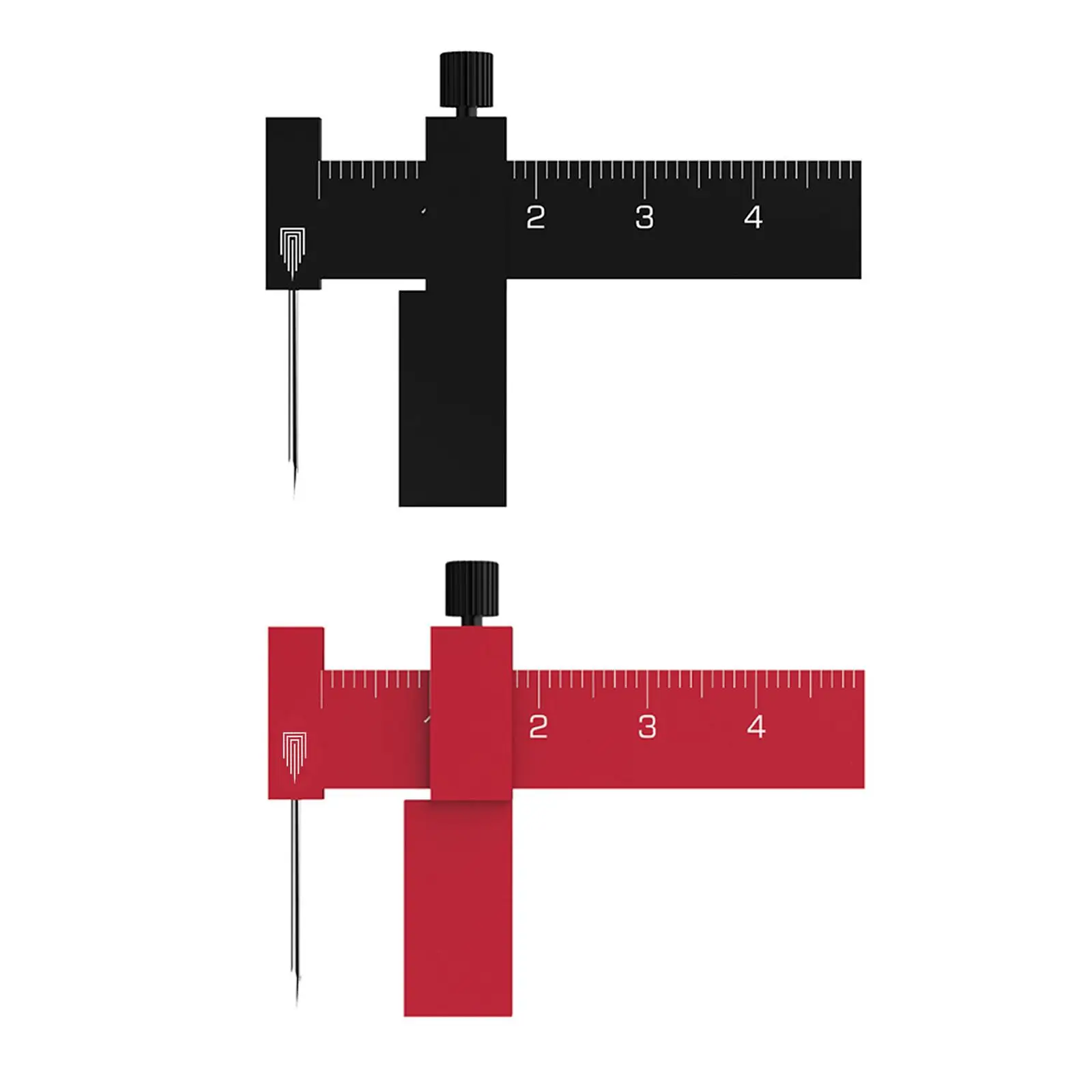 Equidistant Parallel Scriber гравиране владетел T14A02 DIY плъзгащи регулируеми измерване метал дърворезба линия инструмент за инженеринг