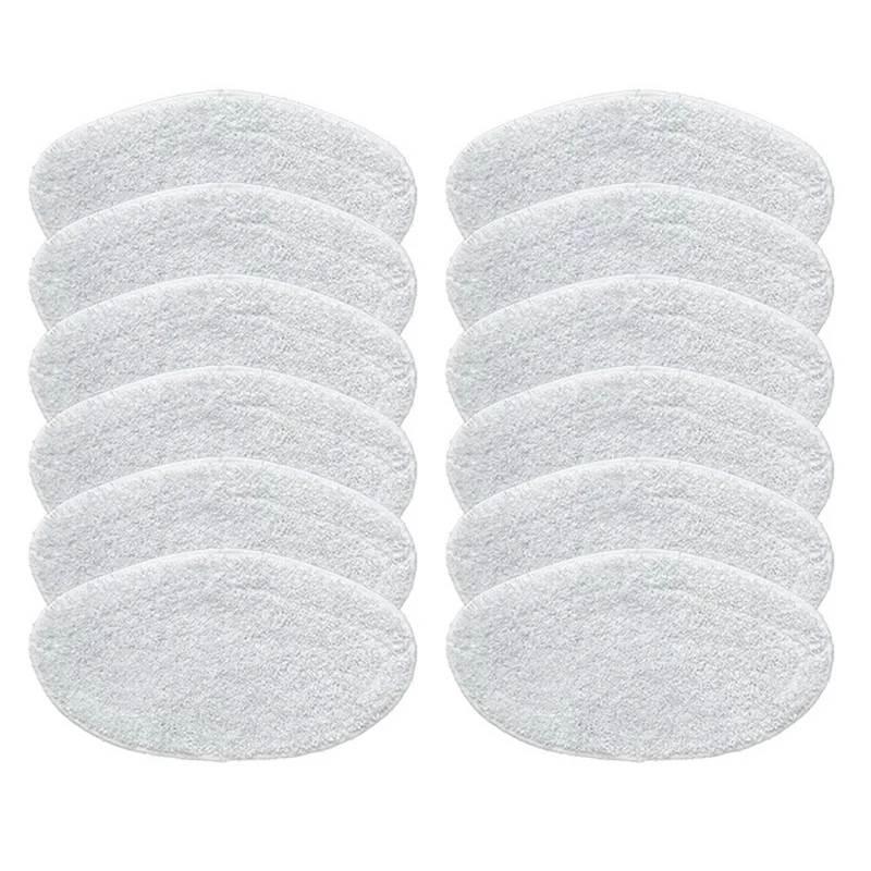 12Piece миещи се моп кърпа части аксесоари за Polti Kit Vaporetto PAEU0332 Парна прахосмукачка микрофибър мопове кърпа части
