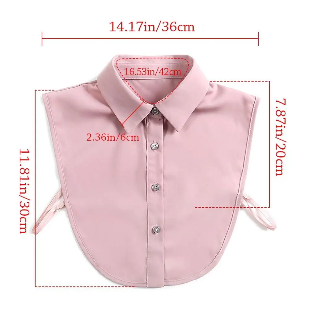 Реколта подвижна класическа блуза фалшива яка ревера дрехи аксесоари риза фалшива яка 3