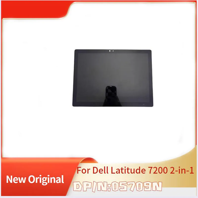 05709N Чисто нов оригинален LCD сензорен екран за лаптоп за Dell Latitude 7200 2-в-1 FHD 12.3