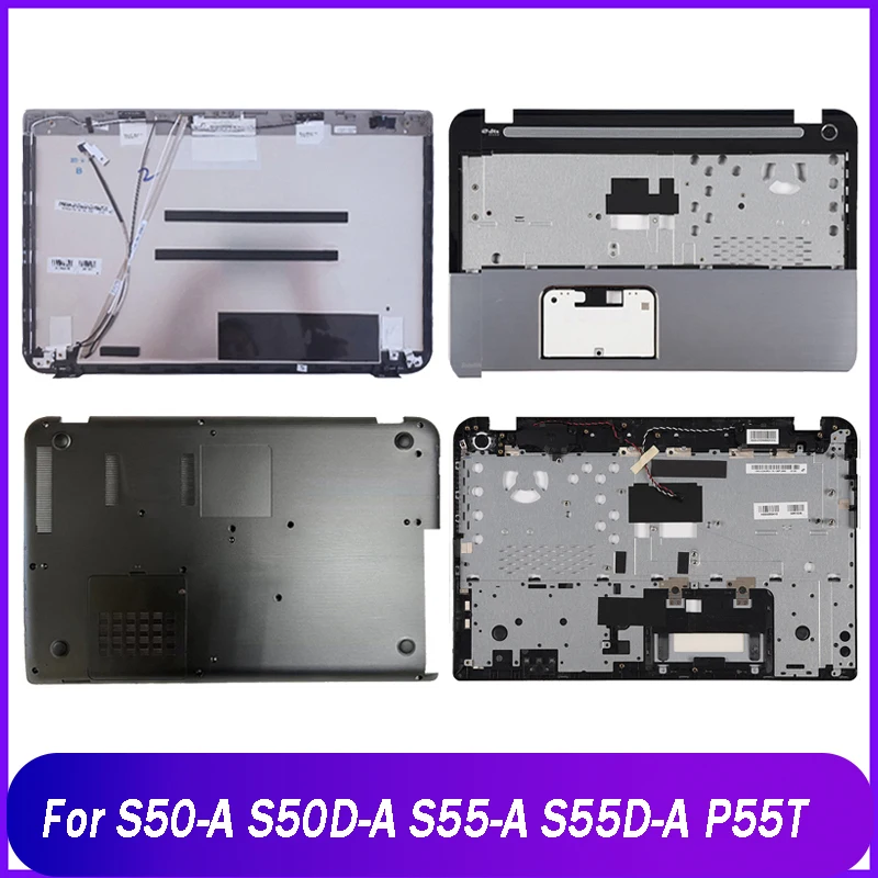 НОВ заден капак за Toshiba S50-A S50D-A S55-A S55D-A P55T лаптоп LCD заден капак панти Palmrest горно дъно база случай A C D Shell