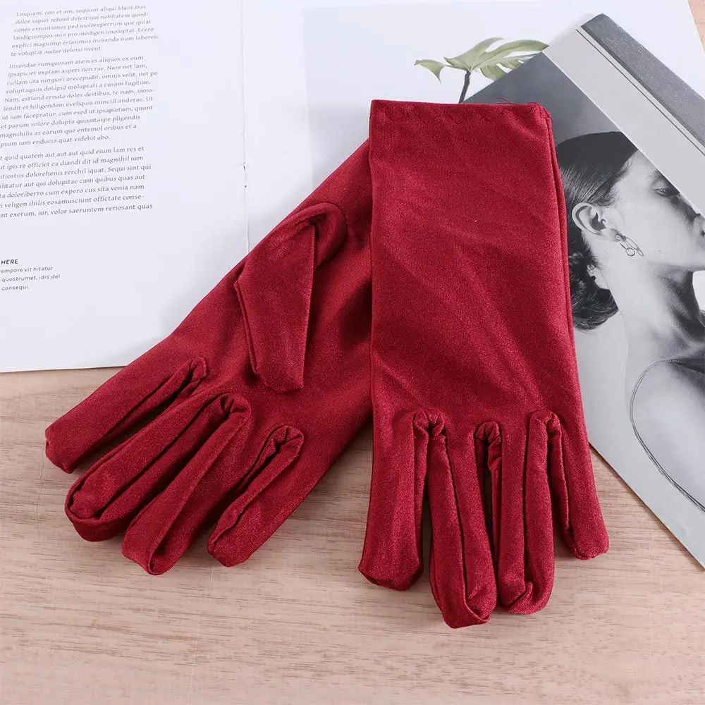 чист цвят Устойчиви на абразия перлени женски ръкавици Спортни ръкавици на открито Слънцезащитни ръкавици ръкавици за шофиране 4