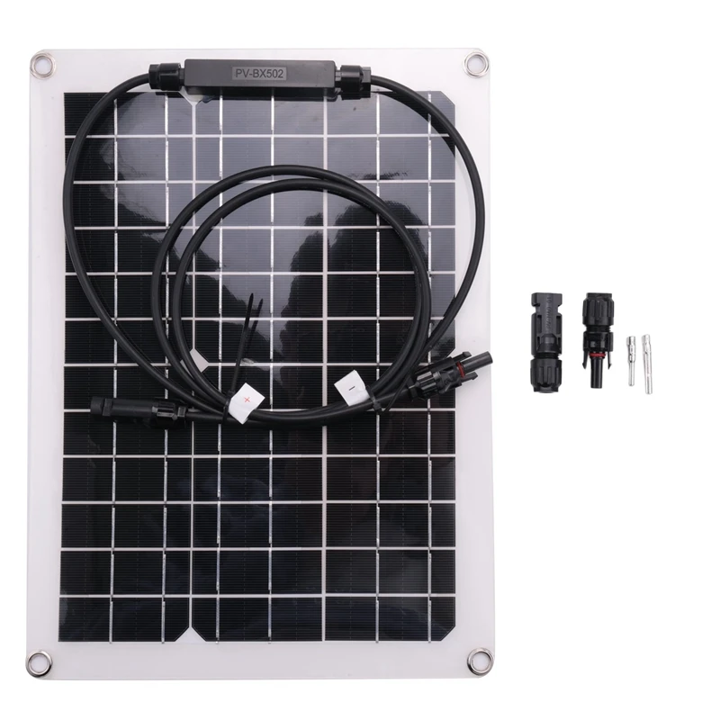  30W Watt преносим монокристален слънчев панел 18V RV зарядно за акумулатор за кола