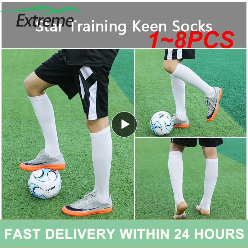 1~8PCS Мъжки фитнес теле компресия ръкави Подкрепа на жените Чорапи без крака Fit Shin шина Leg Pain Relief Running