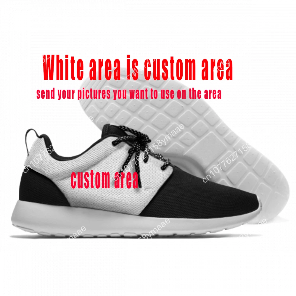 Черно-бели карирани чекове Мода Личност Спортни обувки за бягане Ежедневни дишащи леки 3D печат Мъже Дамски маратонки 5