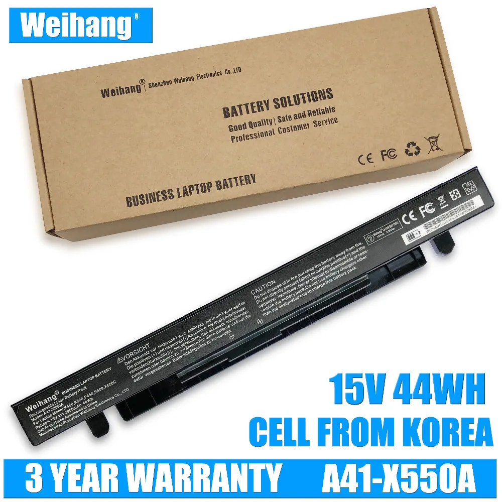 Weihang батерия A41-X550A за Asus X550C X550B X550V X550a K450C P450CA F450C