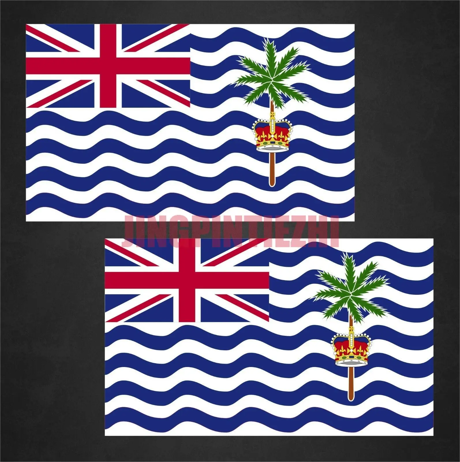 Красива 2 Британска територия в Индийския океан флаг стикер винил ваденки състезателни мотоциклет каска стикери