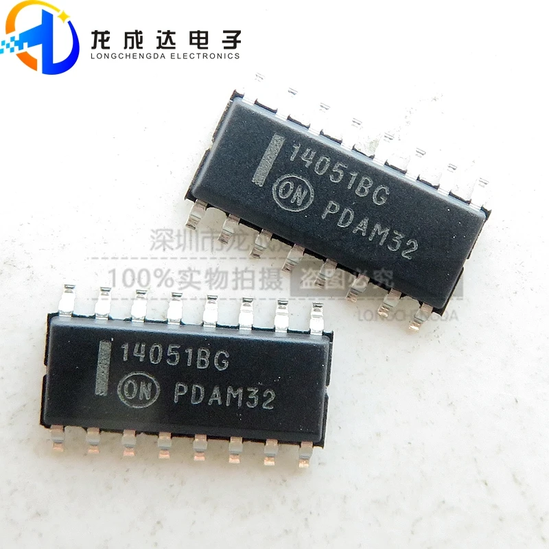 30pcs оригинален нов MC14051BDR2G 14051BG SOP16 аналогов превключвател / мултиплексор чип