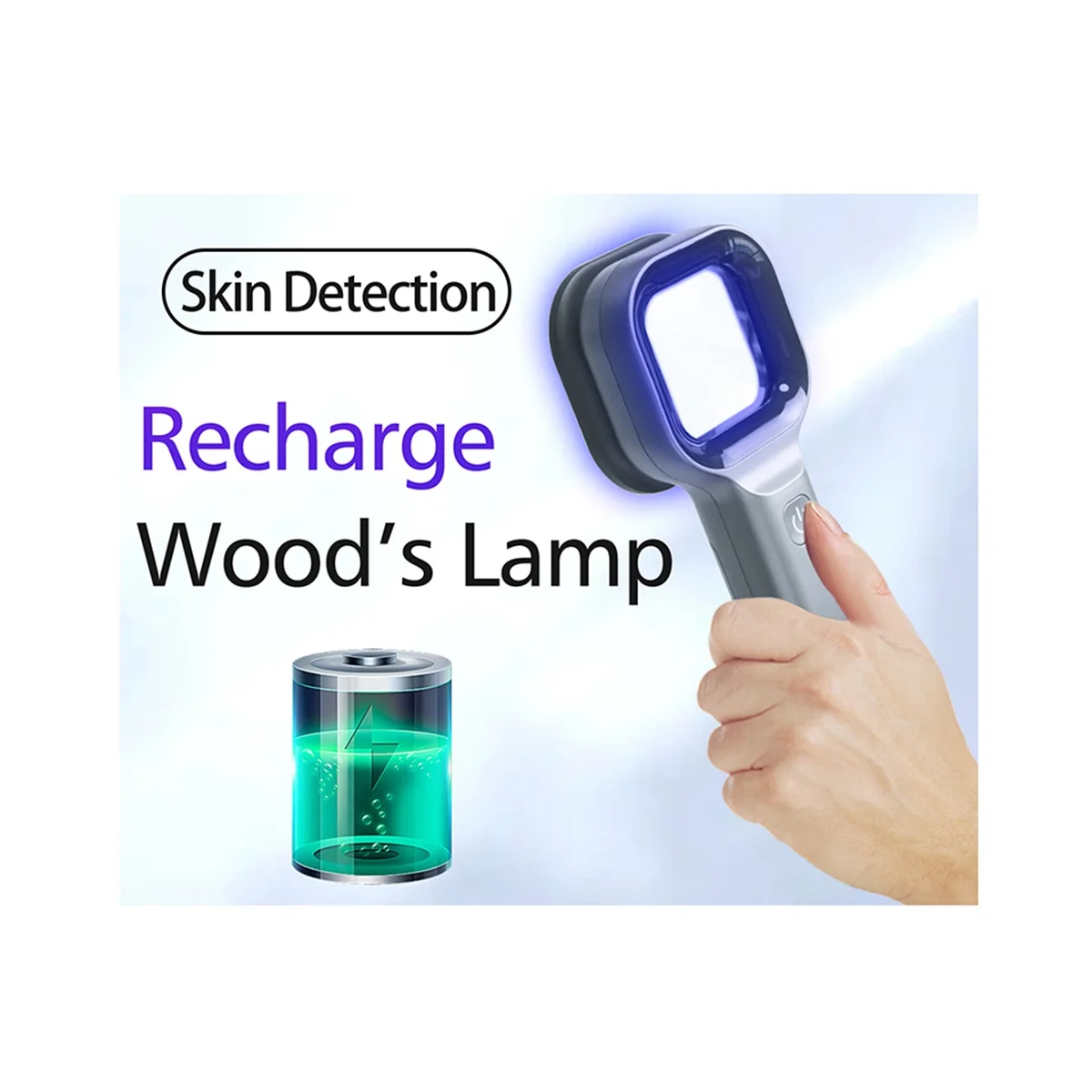 Woods лампа кожата анализатор преносим салон за лице красота анализатор UV лампа дърво дерматология за анализ 1