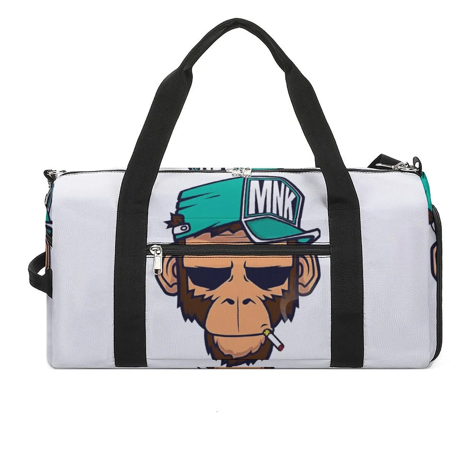 Фитнес чанта MNK Cool Monkey спортна чанта с обувки Gorilla пушене двойка преносим модел чанта реколта багаж фитнес чанта