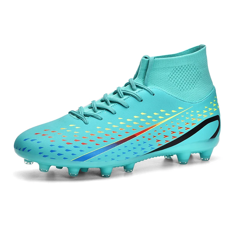 2023 НОВИ Мъжки футболни обувки Възрастни деца Високи глезена Футболни обувки Клинове Трева Обучение Спортни обувки Мъжки маратонки