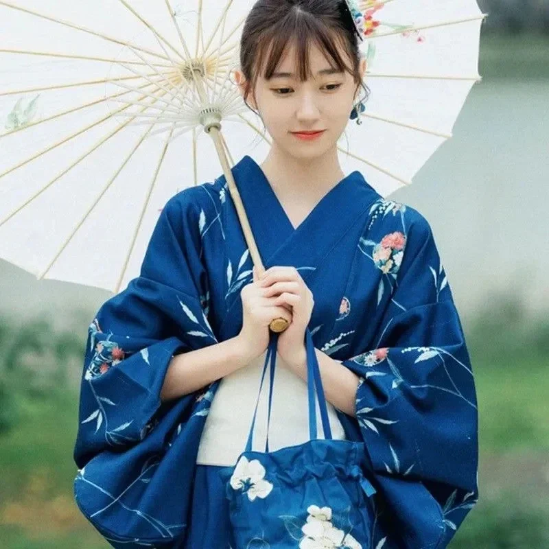 Кимоно за жени Японски традиционен кимоно косплей рокля костюм гейша юката жилетка халат фотография облекло