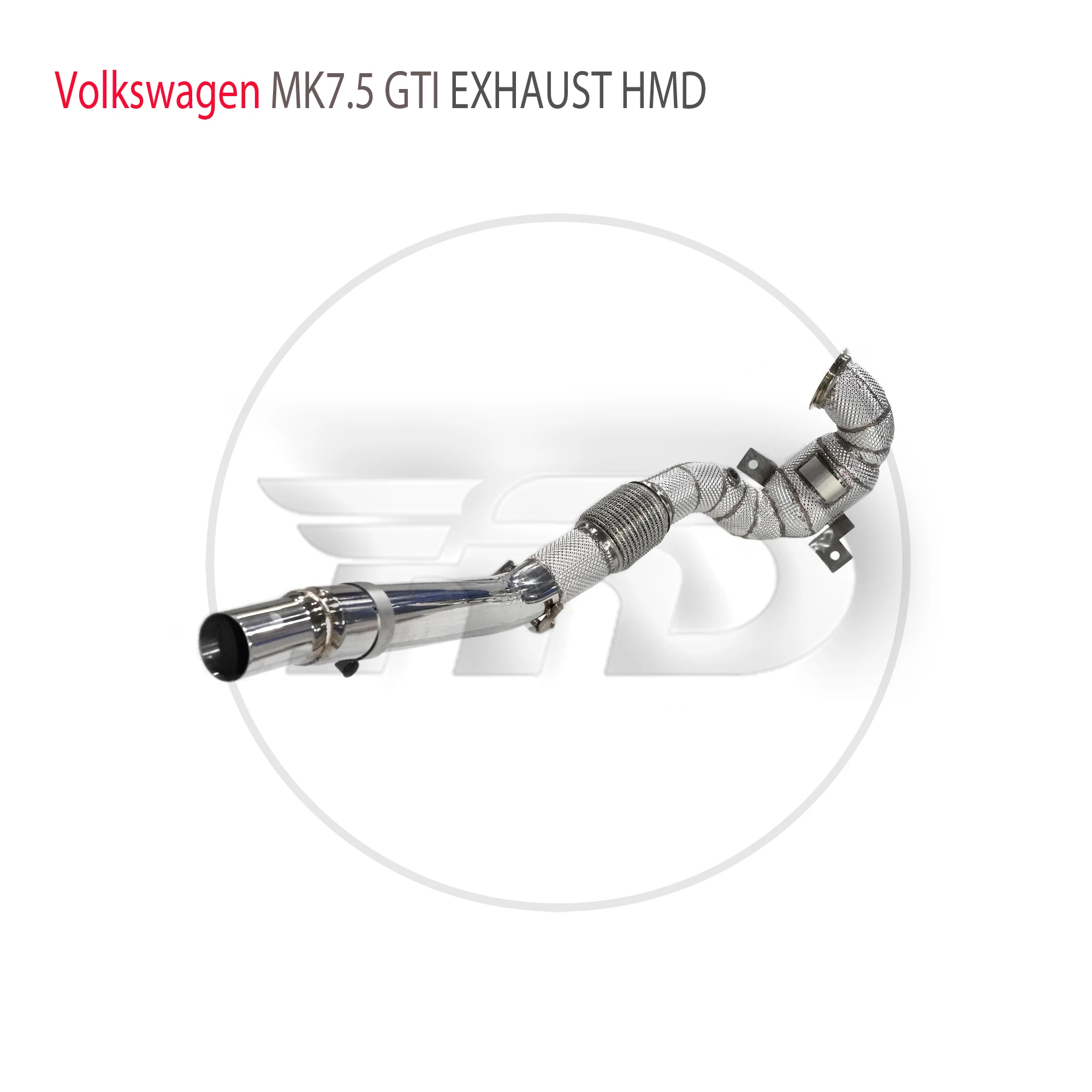 HMD изпускателна система High Flow Performance Downpipe за Volkswagen Golf MK7.5 GTI каталитичен конвертор Headers
