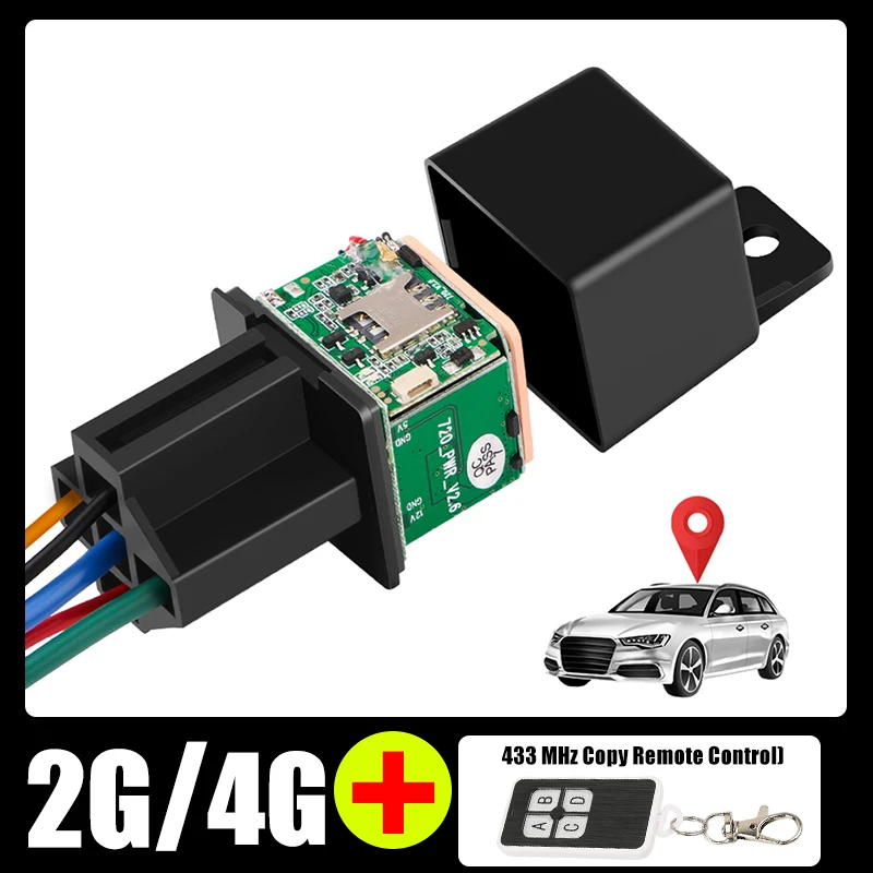 Мини кола GPS тракер 2G 4G устройство за проследяване в реално време Анти-загубен локатор дистанционно управление Мониторинг на кражба Мулти-аларми