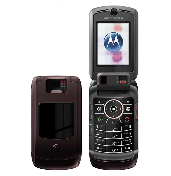 Оригинален Motorola RAZR V3x Flip Phone GSM 900 / 1800 / 1900 1.3 MP Ремонтиран Отключен мобилен телефон Високоговорител Безплатна доставка