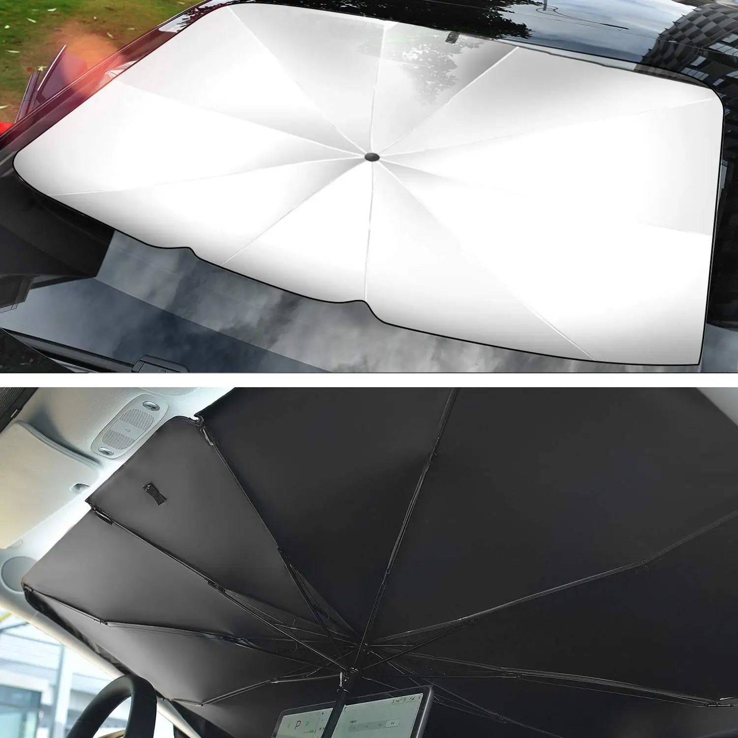 Чадър за кола Чадър за предно стъкло Слънцезащитен сенник Устойчива изолация Топлина Анти за Subaru Forester Crosstrek Legacy Impreza STI 1