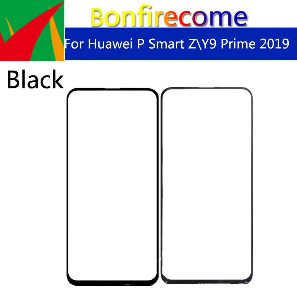 10Pcs\lot за Huawei P Smart Z LCD преден сензорен екран Стъклен външен обектив за Y9 Prime (2019) STK-L21 STK-L22 LX3 с OCA лепило