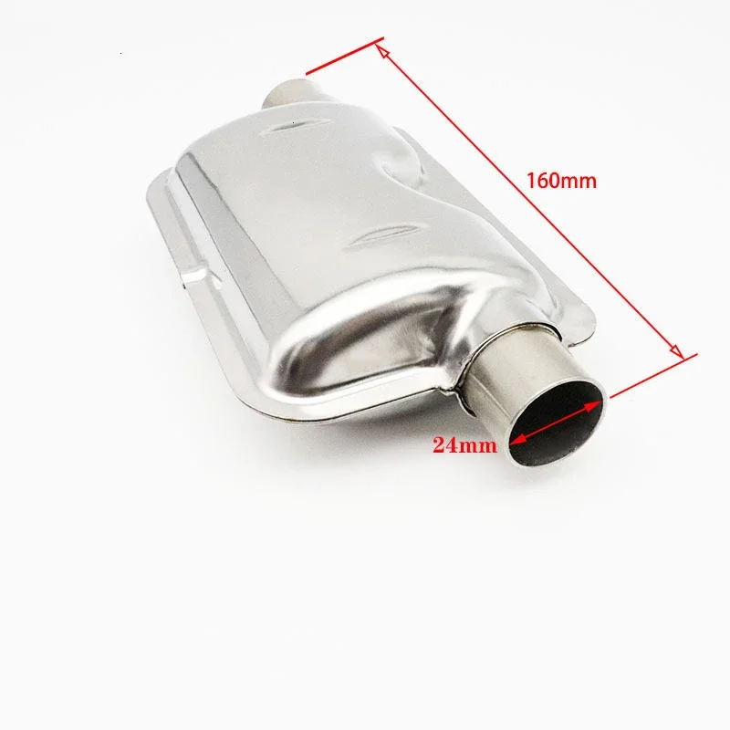 Fit Webasto Eberspacher 24mm изпускателен шумозаглушител + 25mm филтър + 2 тръбен въздушен дизелов канален нагревател част 150cm автомобилен дизелов паркинг нагревател 4