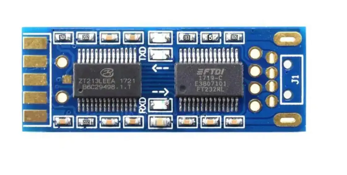 Оригинален FTDI-FT232RL+ZT213LEEA двучипов USB към RS232 модул FT232 USB към сериен порт USB към 232 към USB
