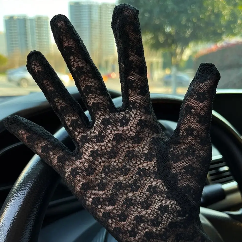 Езда дишаща дантела слънцезащита за жени анти-UV шофиране ръкавици летни ръкавици слънцезащитни ръкавици ръкавици пълен пръст