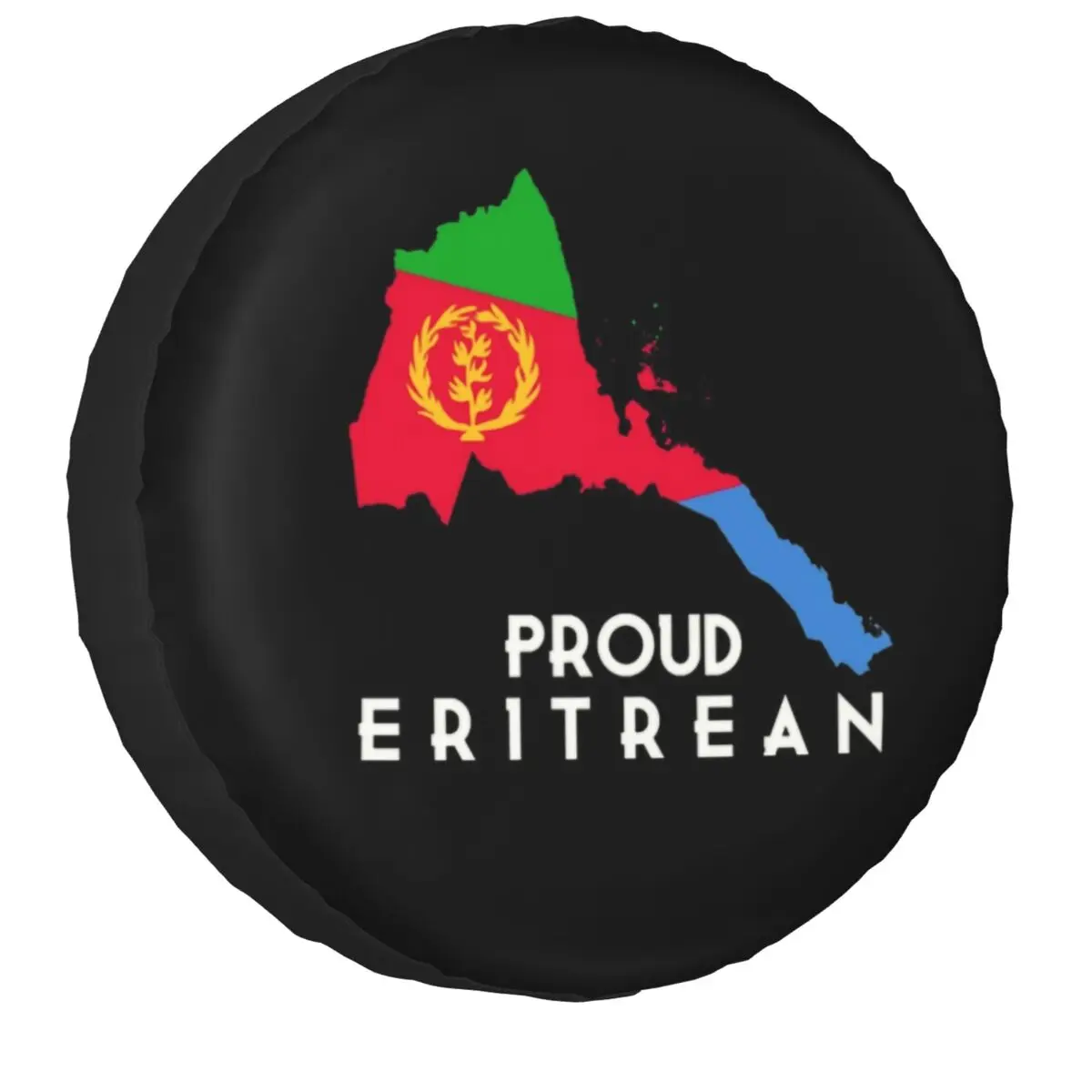 Горд еритрейски флаг резервен калъф за гуми за Jeep Mitsubishi Pajero Аксесоари за автомобилни протектори 14