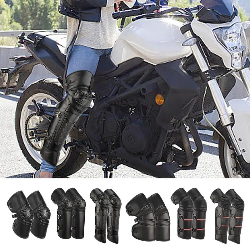 Протектори за коляното на мотоциклети Водоустойчиви регулируеми отразяващи зимни капаци за крака Електрически превозни средства PU наколенки за подгряване на краката