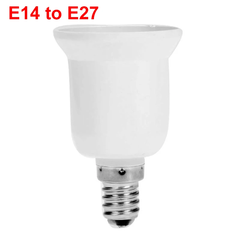 E14 до E27 лампа крушка цокъл база притежателя конвертор високо качество светлина адаптер преобразуване огнеупорни дома стая осветление аксесоари
