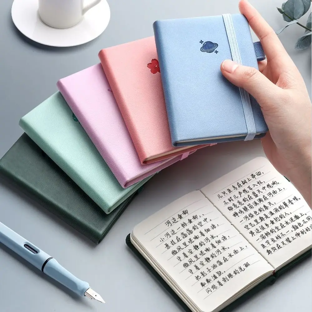 Portable A7 бележник мини джобен бележник бележка дневник плановик писане хартия канцеларски материали за ученици офис доставка