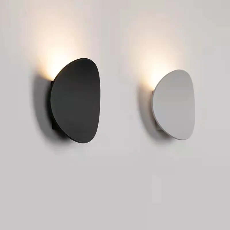 Начало фон стена декор светлини модерен минимализъм черно/бяло/злато LED осветление Nordic входно осветление коридор стенни лампи