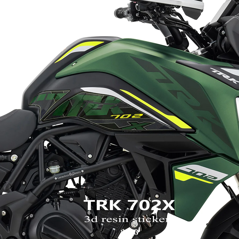 trk 702x accesorios 2023 аксесоари за мотоциклети 3D гел епоксидна смола стикер комплект резервоар подложка за Benelli TRK 702X TRK702X 2023-