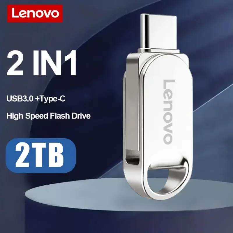 Lenovo 2TB OTG флаш памети 1TB 256GB USB 3.0 високоскоростно устройство с писалка тип C интерфейс памет стик USB Pendrive 2tb за лаптоп / компютър