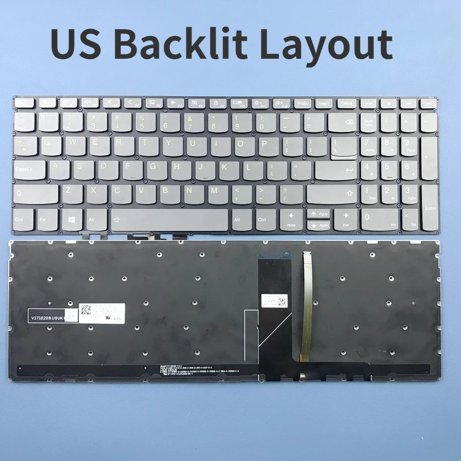 US клавиатура с подсветка за Lenovo Yoga C740-15IML C740-15 S740-15IRH S740-15 V740-15 V340-15 thinkbook 15IIL E5-IML PC5SB US оформление