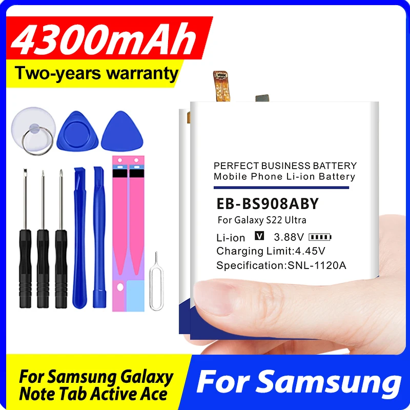 EB-BS901ABY EB-BM526ABS Батерия за Samsung Galaxy Забележка Tab Активен Ace S5830 T365 4 A22 A23 F23 S22 M52 A53 Plus Ultra 5G + инструмент