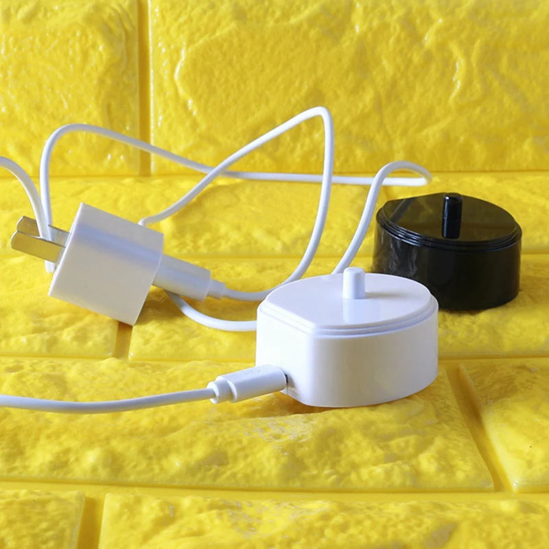 Електрическа четка за зъби зарядно зарядно устройство за зареждане на люлка USB линия кабел за данни преносима база за HX6730, HX6721, HX3216 бял 3