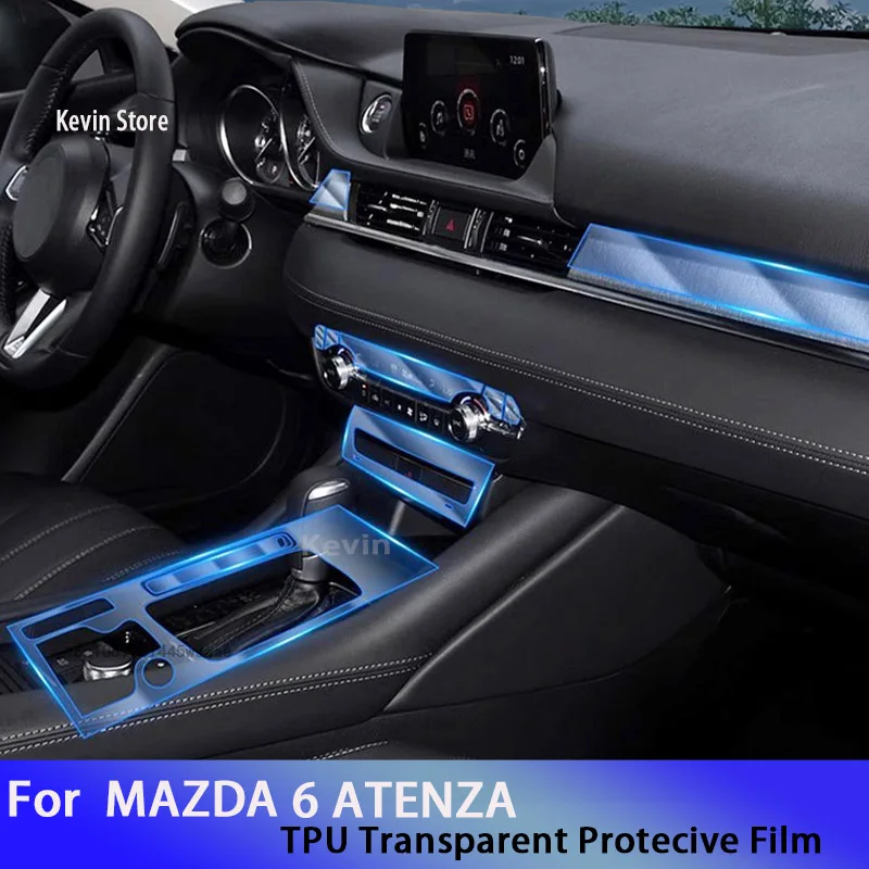 За MAZDA 6 ATENZA (2017-2019) Автомобил GPS навигация Защитен LCD TPU екран протектор против надраскване филм монтаж PPF