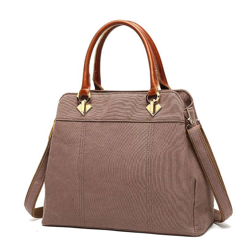 Casual дамска чанта водоустойчива платно диагонал straddle чанта монохромен рамо чанта
