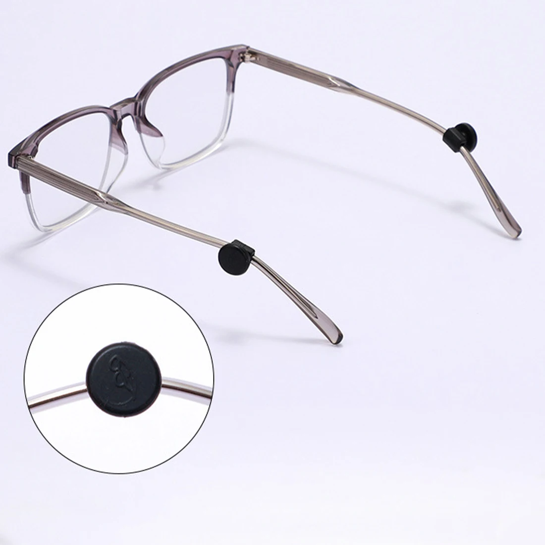1 чифт очила храм съвети ръкав фиксатор силиконови против хлъзгане притежателя еластични очила ухото кука огледало крак очила аксесоари 0