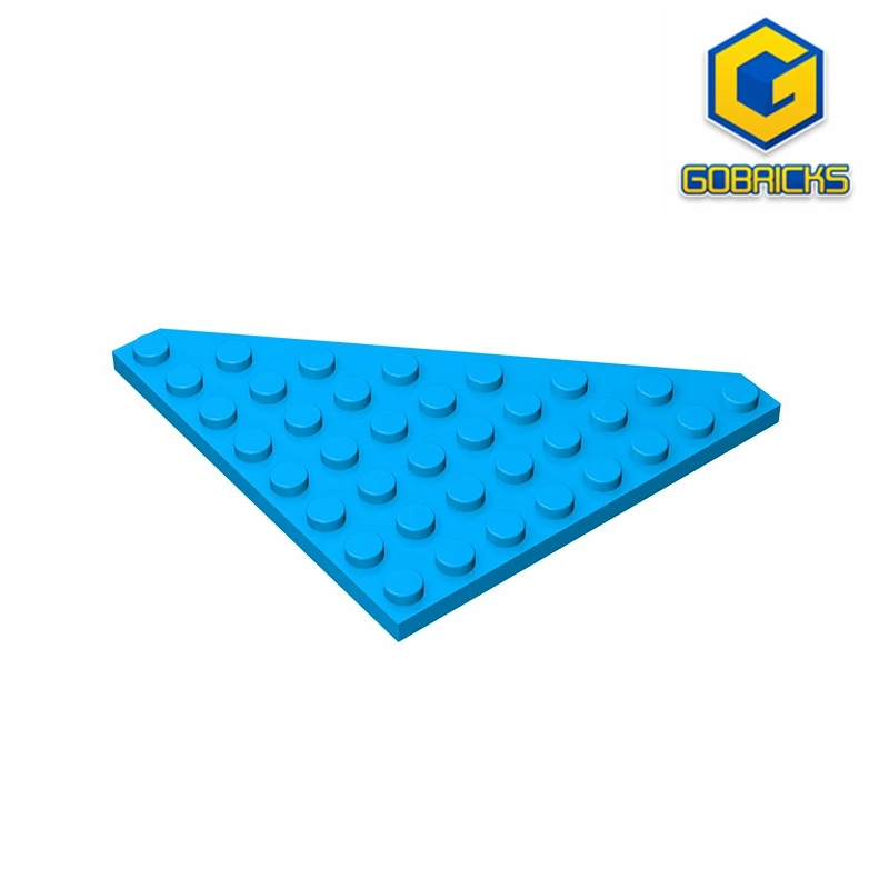 Gobricks GDS-700 ЪГЛОВА ПЛОЧА 45 DEG. 8X8 съвместим с LEGO 30504 детски играчки Сглобява градивни блокове Технически