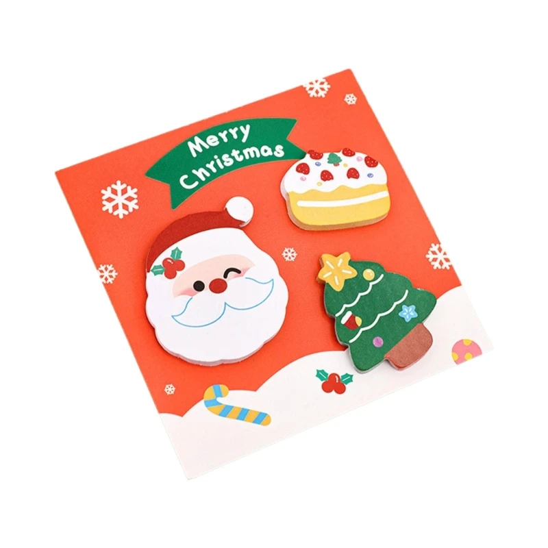 Christmas Sticky Notes Paper Christmas Party Favor for Student Kid Reward 2