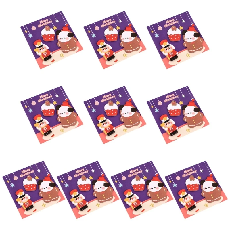 Christmas Sticky Notes Paper Christmas Party Favor for Student Kid Reward 3