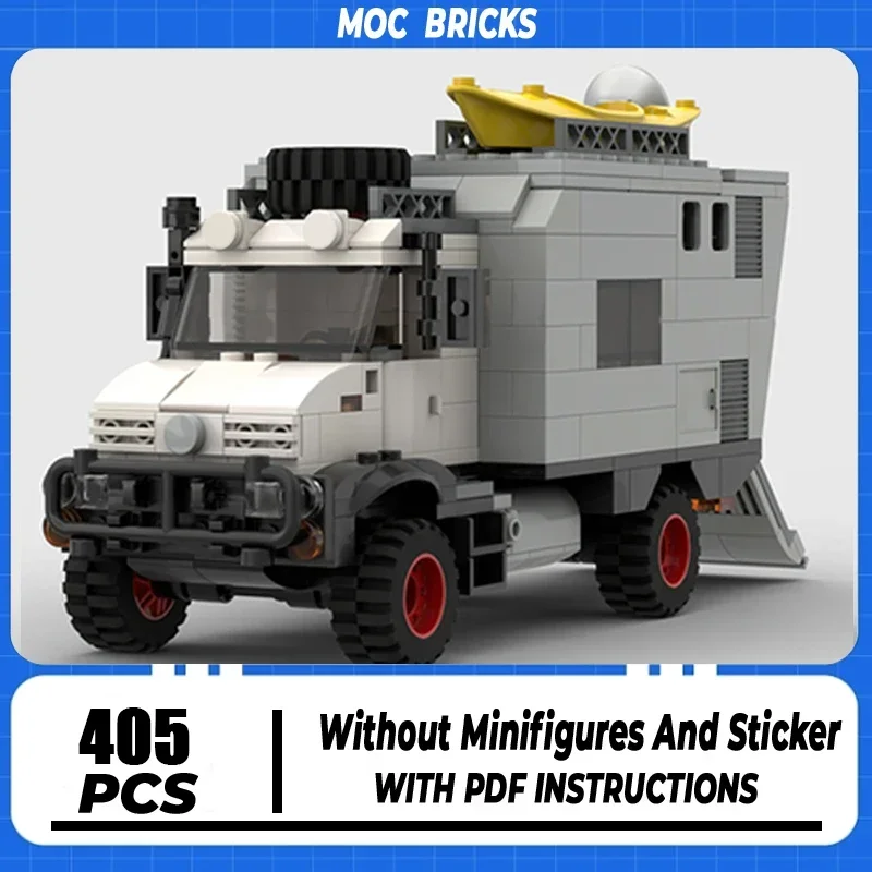 Moc Building Blocks Car Series Camper Car Model Technology Bricks Brand-name Vehicle DIY Toys
