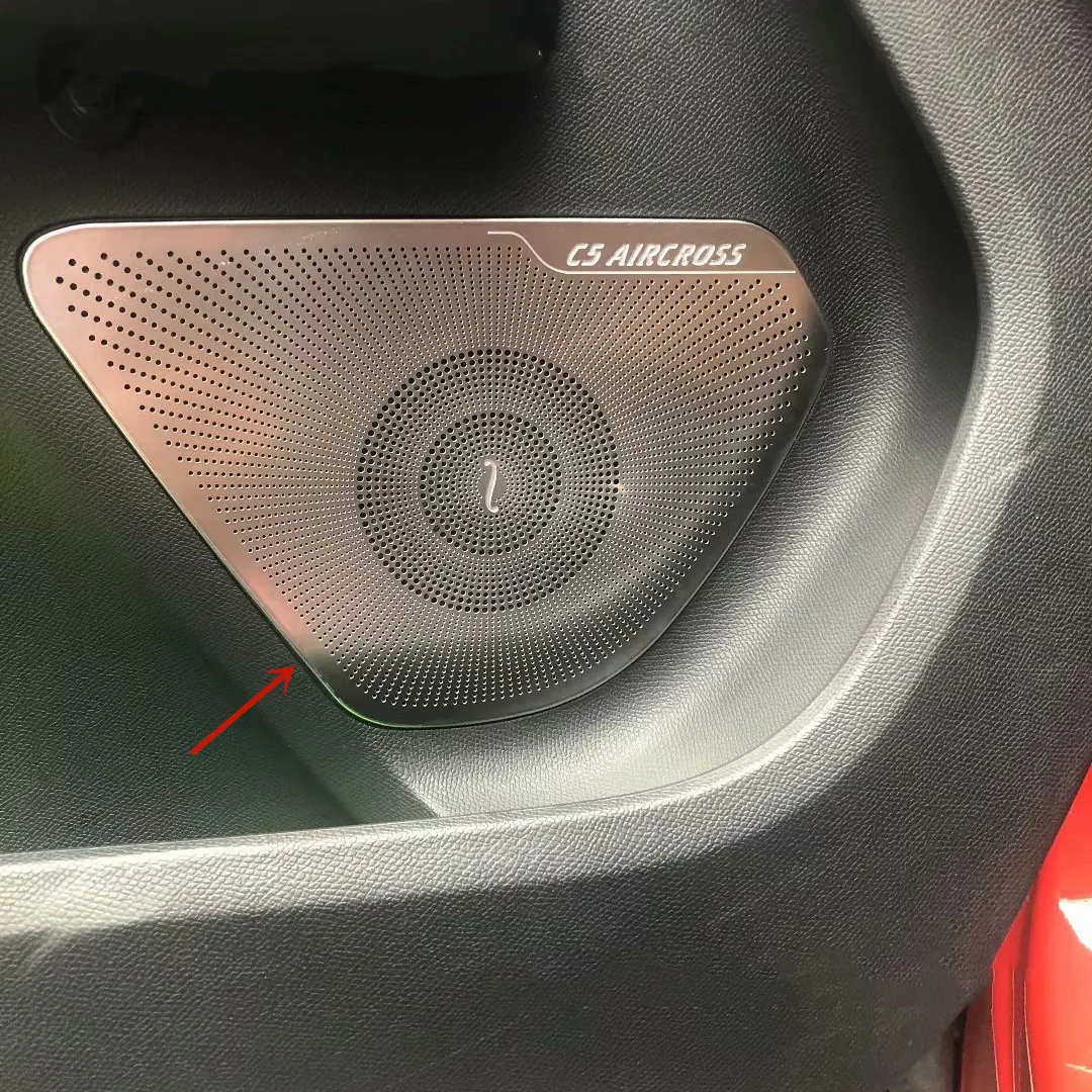 За Citroen C5 AIRCROSS 2017-2020 неръждаема стомана врата за кола аудио декоративен капак против надраскване защита от надраскване