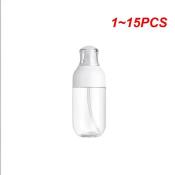  1 ~ 15PCS 30-180ml Бутилка за лосион AS Cover Fine Mist Spray Bottle Пластмасова лосионна помпа Празна бутилка Travel Perfume