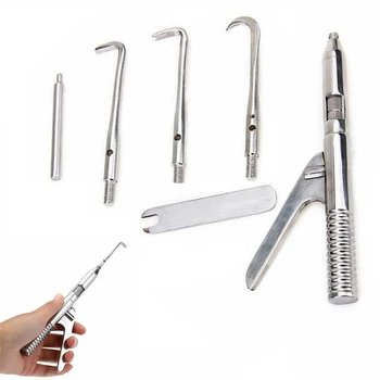 1 Комплект стоматологични автоматични хирургически инструменти Пистолет за отстраняване на корона Зъболекарски инструменти от неръждаема стомана