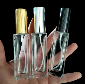 100PCS 30ML квадратно прозрачно стъкло парфюм спрей дюза бутилка за многократна употреба опаковки козметика бутилки SN1797