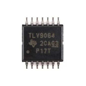 10pcs / Лот TLV9064IPWR TSSOP-14 МАРКИРОВКА; TLV9064 Операционни усилватели - Op Amps 4-канални, 10-MHz, ниско ниво на шум 0